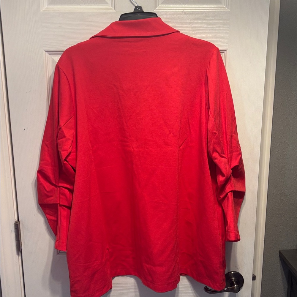DS Women's Red Blazer - Picture 5 of 5
